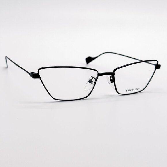 NEW BALENCIAGA EYEGLASSES BB0091O 001 CAT EYE BLACK WOMEN EYEWEAR BALENCIAGA - Picture 4 of 9